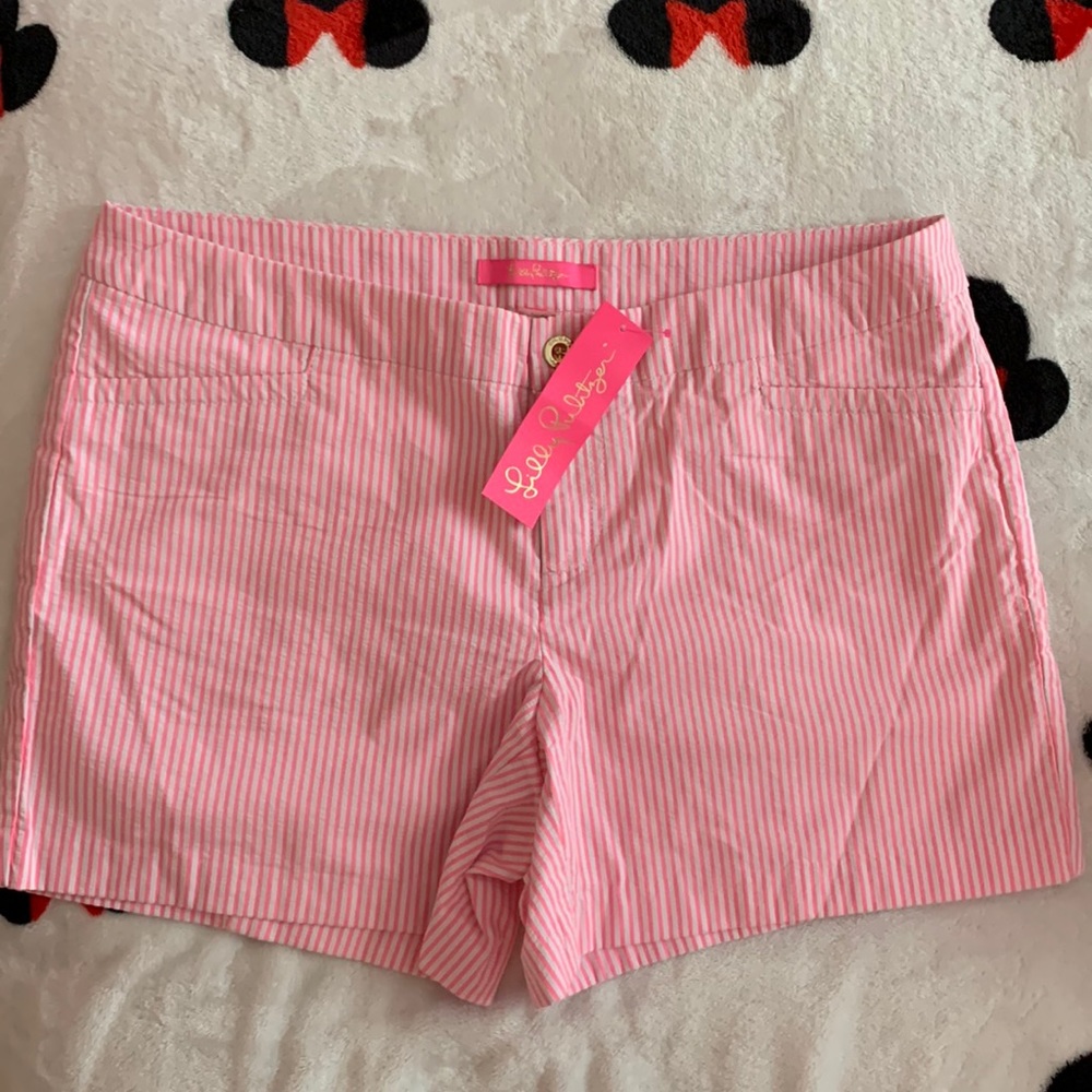 NWT Pink and white Lilly Pulitzer Sz 12 shorts